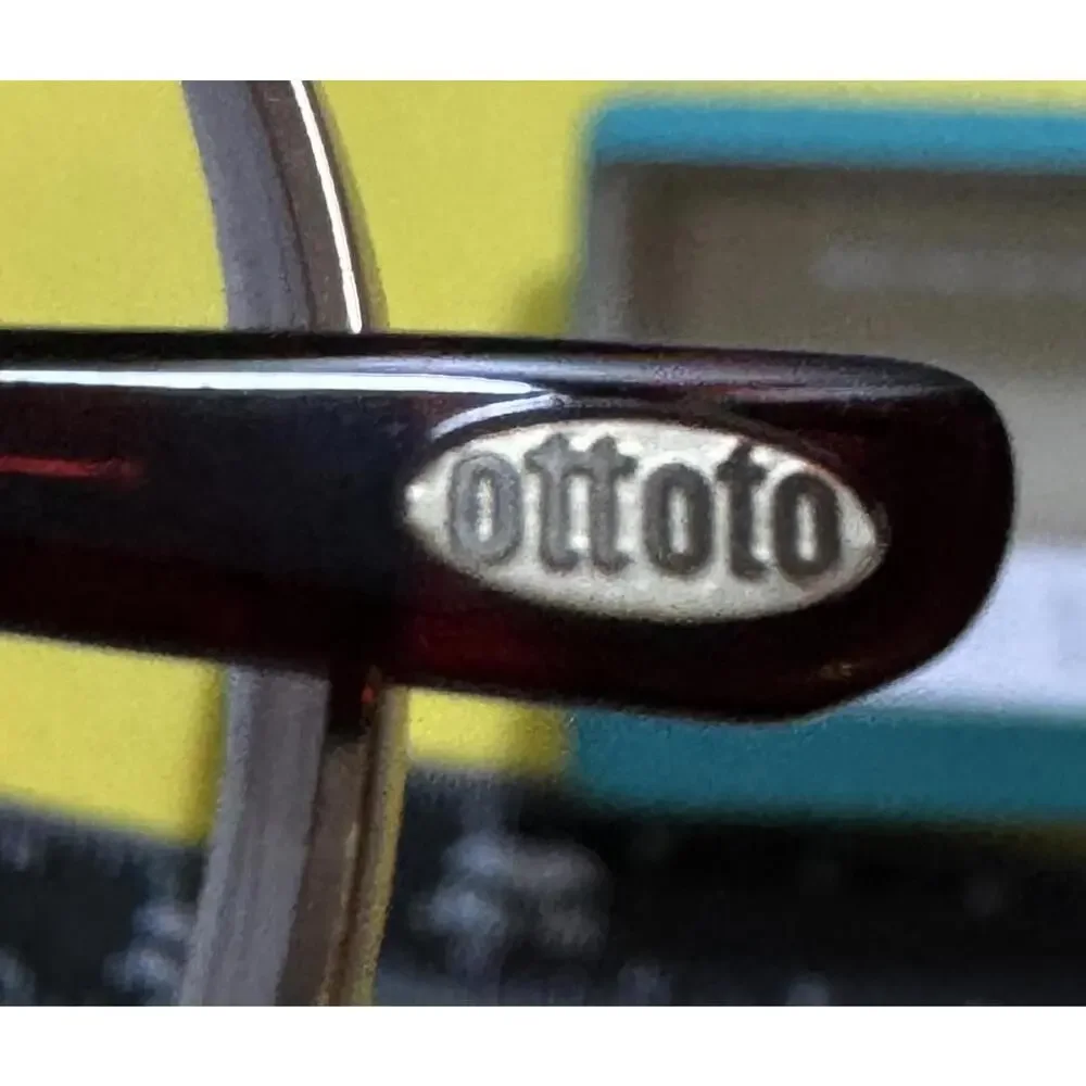 Ottoto Andria Round Eyeglass Frames 35-M10N302 49-22-135 Gold Womens New